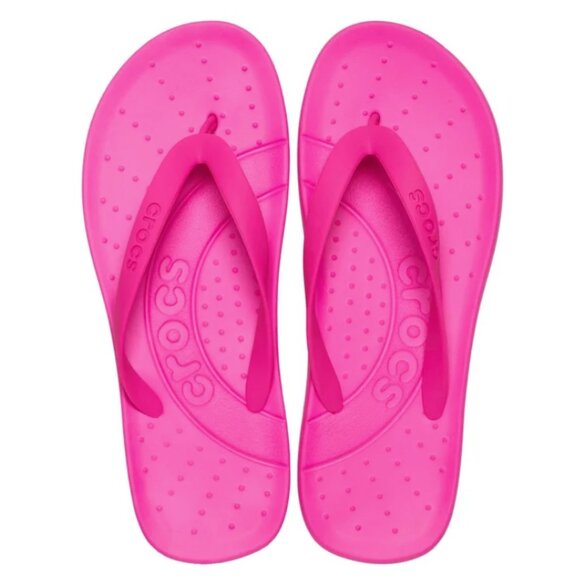 Crocs Adult Unisex Flip Flop Sandals Size M7/W9 Pink Crush - Picture 1 of 3